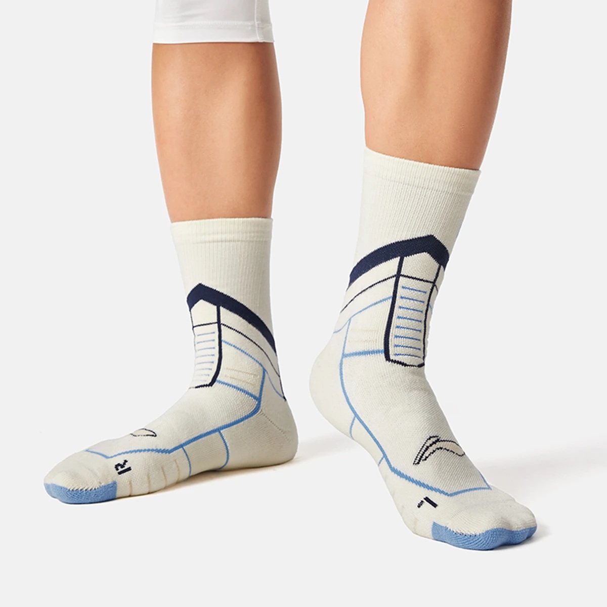 AWLV005-7 Носки высокие Bad5 On-Court голубой